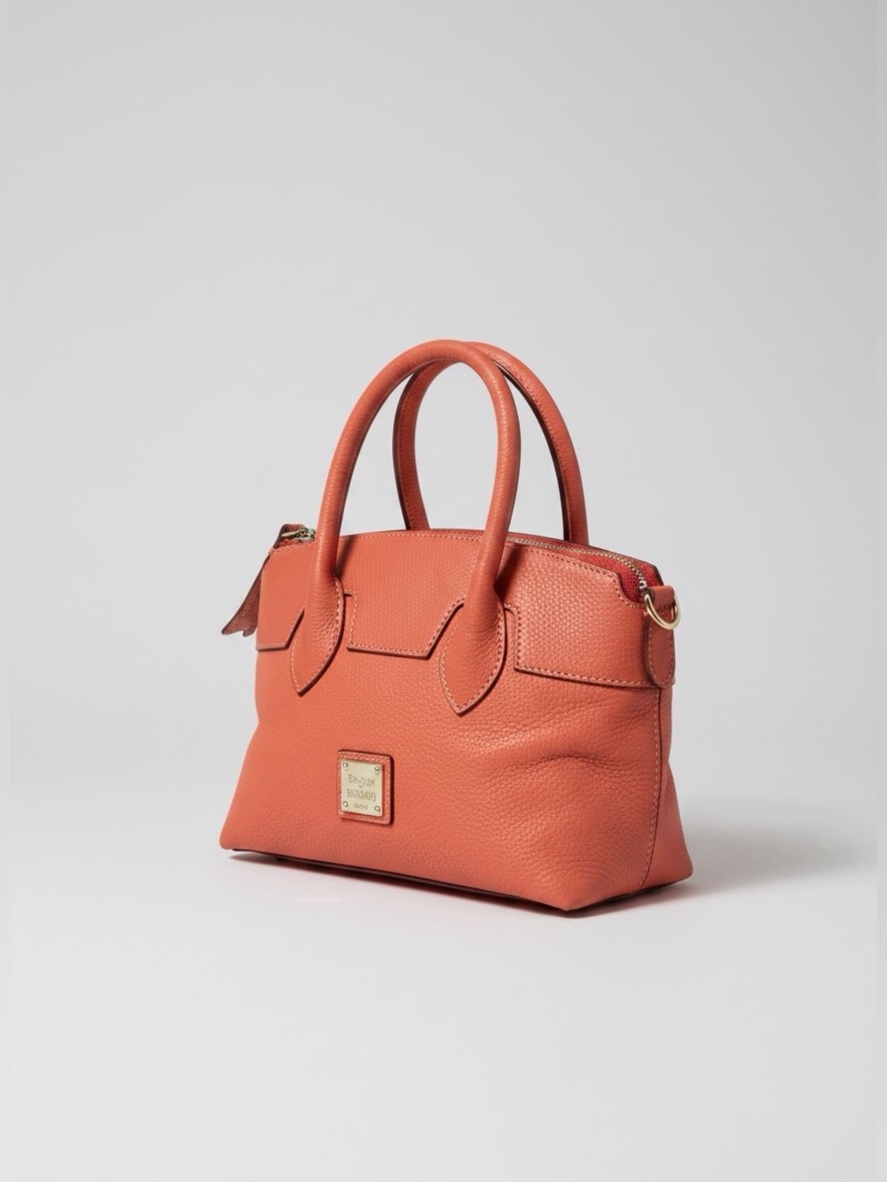 Donney & Bourke Mini Top Handle Leather Satchel